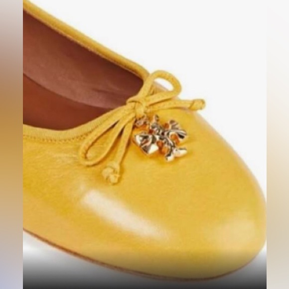 SOLD SOLD* TORY BURCH(8M) WOMEN’S Tory Charm Ballet Flats, Super fine Leather. - Picture 6 of 12